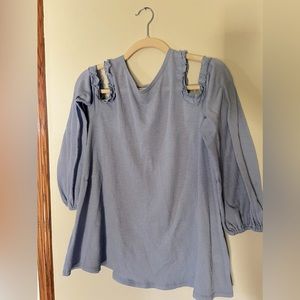 Lauren Conrad cold shoulder blouse